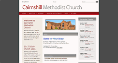 Desktop Screenshot of cairnshillmethodist.org
